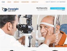 Tablet Screenshot of foresightclinic.com